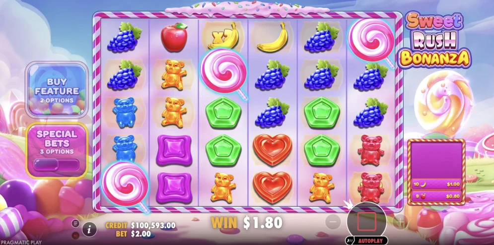 Sweet Rush Bonanza Slot
